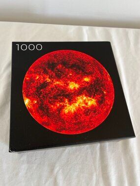 Blue Kazoo Sun 1000 Piece Jigsaw Puzzle Round Space Astronomy Solar System
